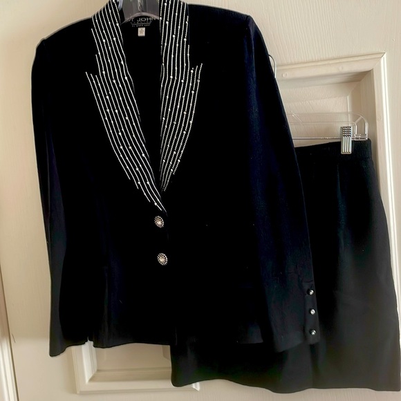 St. John Evening Dinner Suit sz 4 - Picture 3 of 9